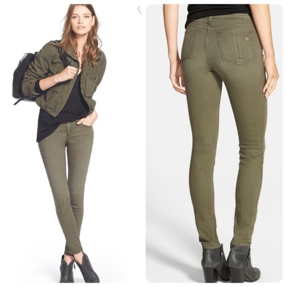rag & bone/JEAN The Skinny in Distressed Fatigue